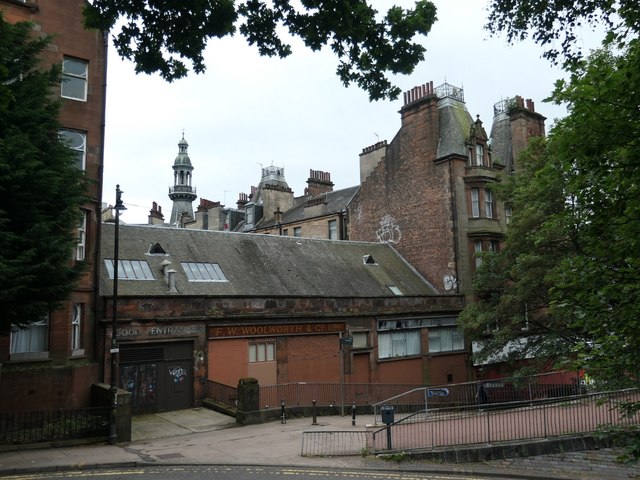 Woolworth's goods entrance, Renfrew Street