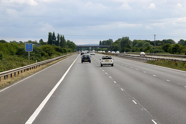 Southbound M5 near Highbridge