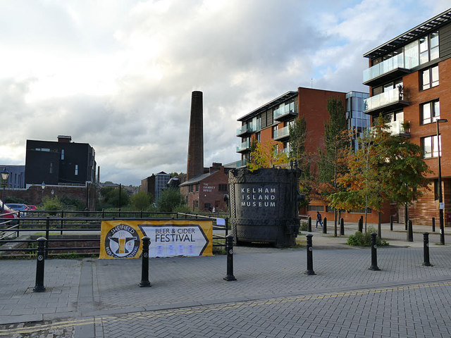 Approaching the Kelham Island Industrial Museum