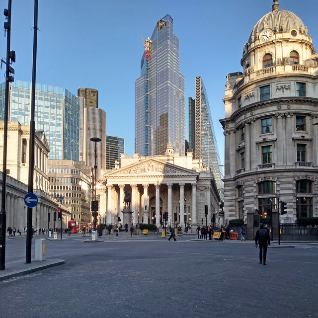 Bank Junction and Royal Exchange, City of London