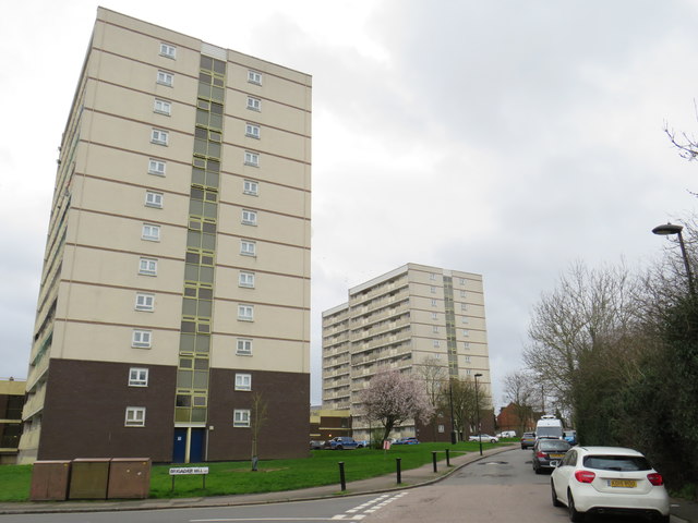 Blocks of flats near Enfield