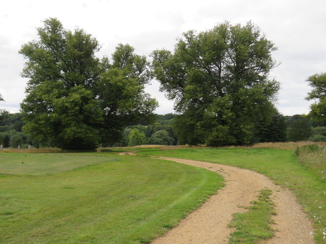 Track near Heythrop Park, near Chipping Norton