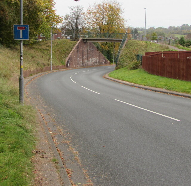 No Through Road sign, Pilton Vale, Newport