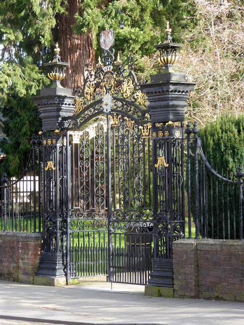 Abbey gates, Tewkesbury