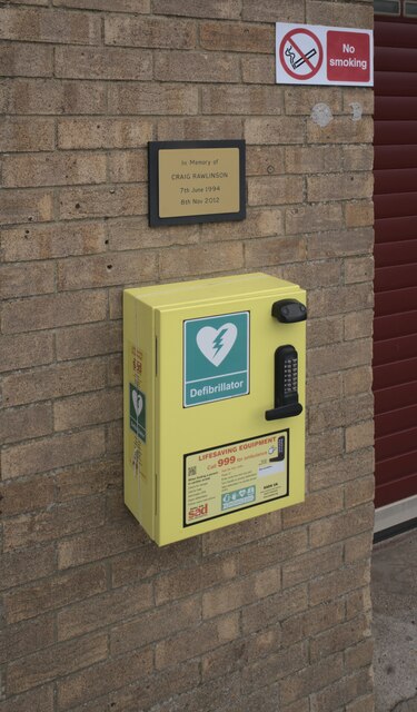 Defibrillator at the Lifeboat Station