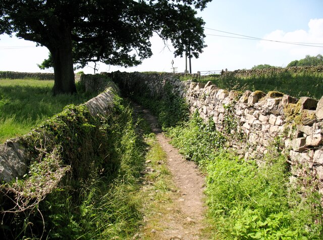 The Cumbria Way near Stockbridge Lane