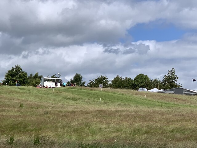 Cross-country course at Eland Lodge Horse Trials