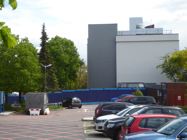 Worcestershire Royal Hospital - contractor's fence