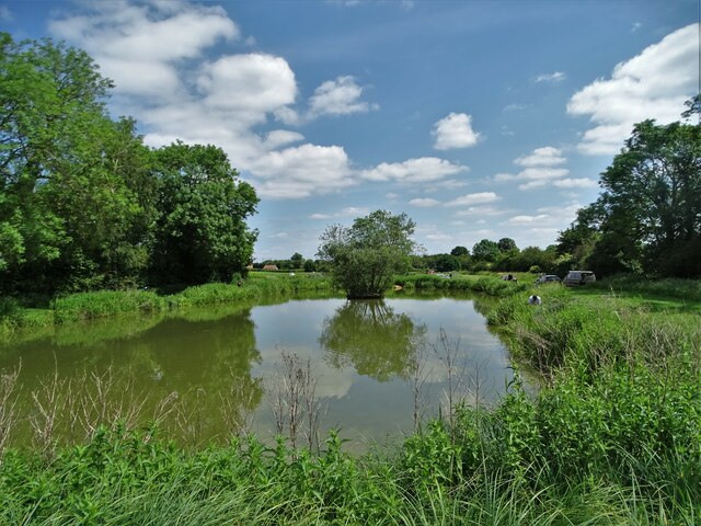 Fishing pond at East Markham