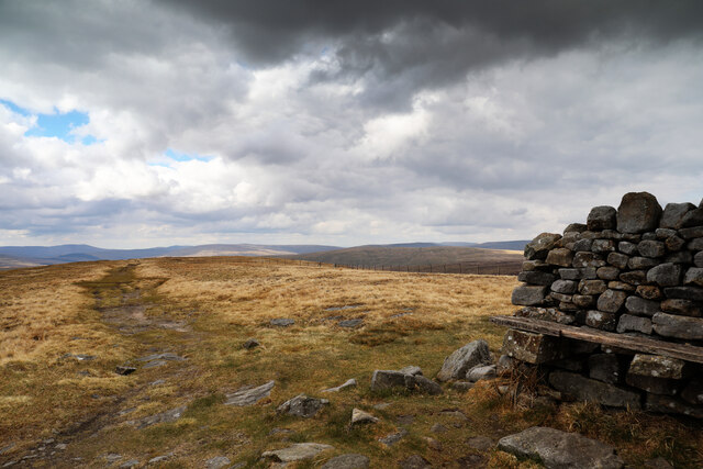 Pennine Way at Great Shunner Fell