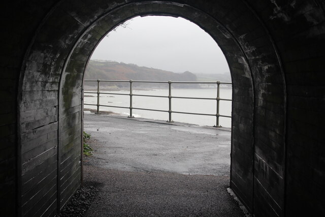 Exit from tunnel at Coppet Hall Point