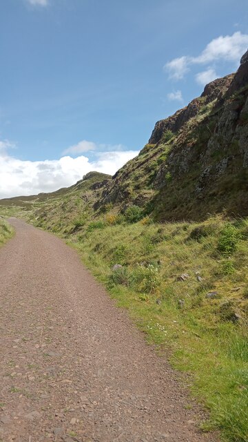 Track North of Kilpatrick Braes