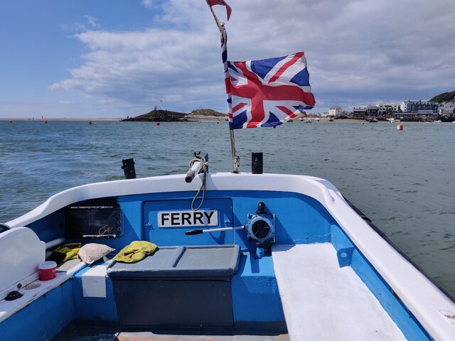 Onboard the Barmouth passenger ferry