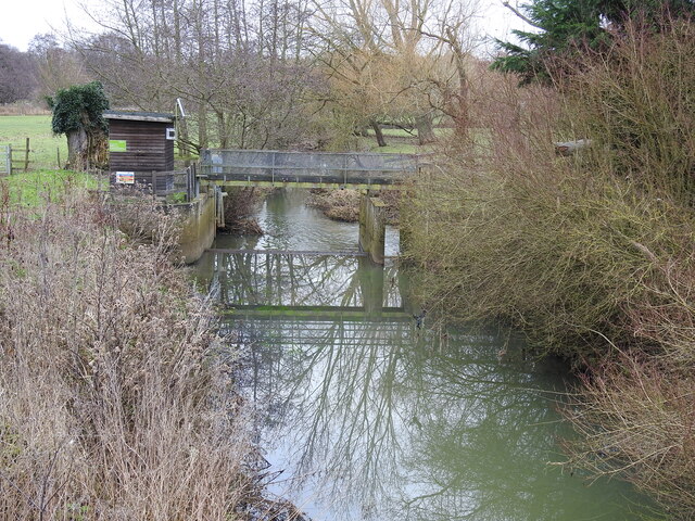 Mells gauging station on the River Blyth