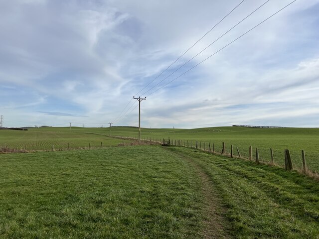 Public footpath on the Cheshire/Staffordshire boundary