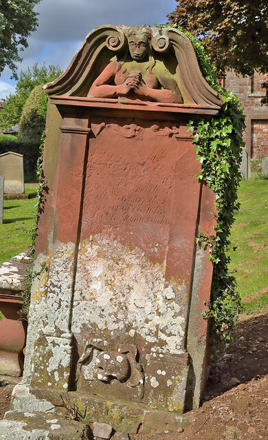 A pedestal tomb at Garvald and Bara Churchyard