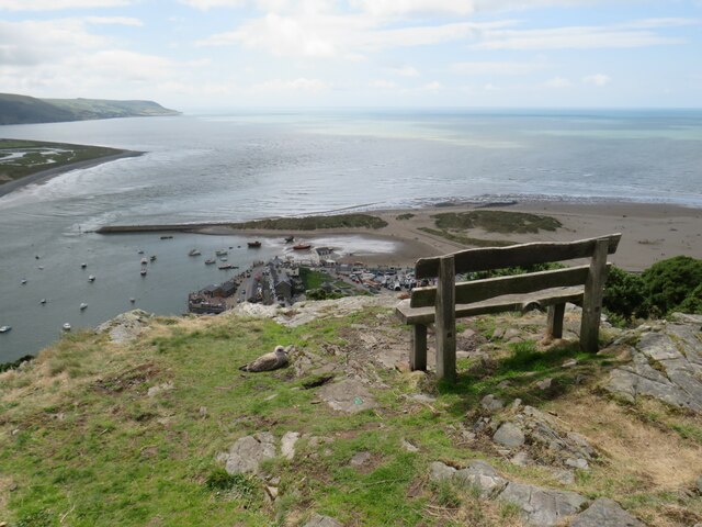 Bench overlooking Barmouth