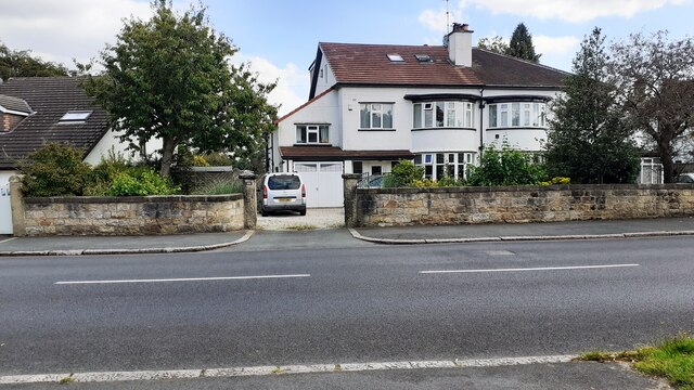 Nos. 596 & 594 Stonegate Road on SE side of B6157