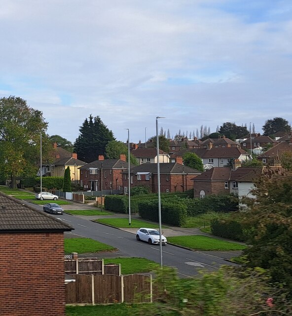 Ring Road Middleton, from the railway