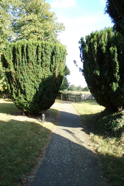 Church Path at All Saints Church