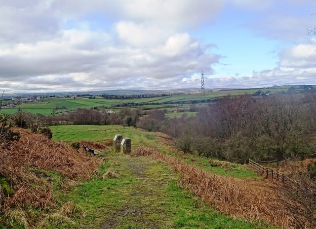 View west from near East Castle