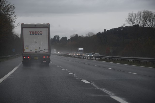 Broadclyst : M5 Motorway © Lewis Clarke cc-by-sa/2.0 :: Geograph ...