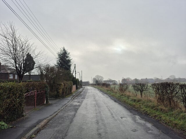 Scorcher Hills Lane at Burghwallis