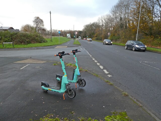 E-scooters on Hawkfield Road