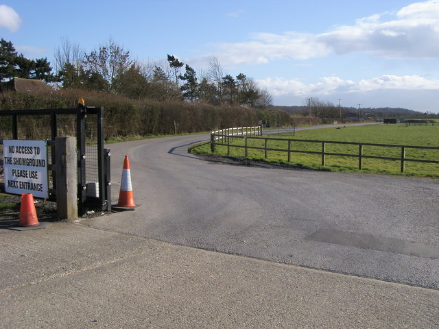 Exit from the showground