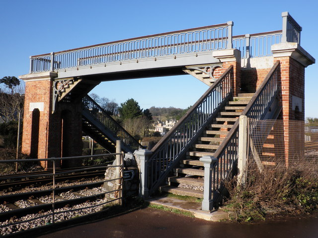 Railway footbridge, Dawlish Warren