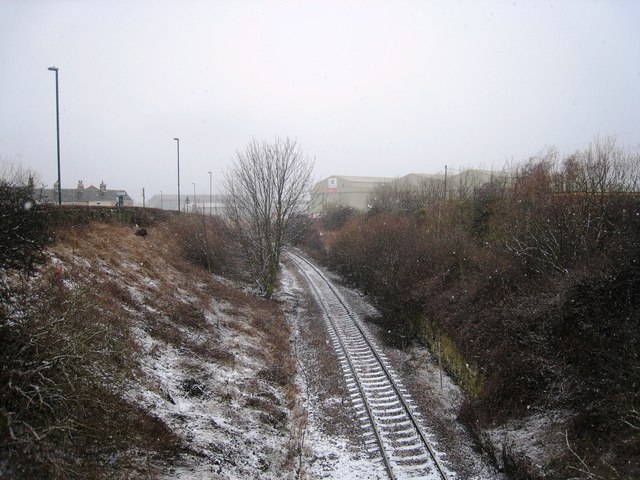 Railway track at Carlin How