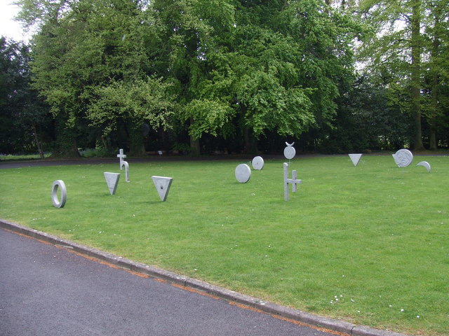 Untitled sculpture by Jessica Dolby on Observatory lawn