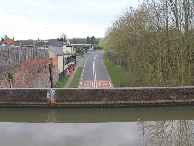 View from Wootton Wawen aqueduct