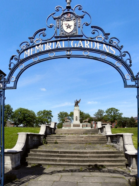 Memorial Gardens and War Memorial, Ashton-Under-Lyne