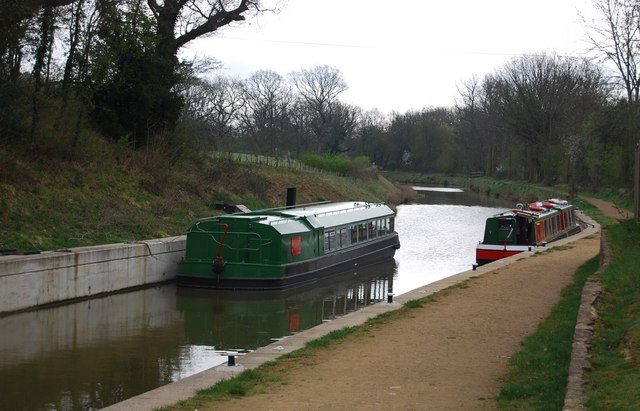 Narrowboats, Wey and Arun Canal, Loxwood