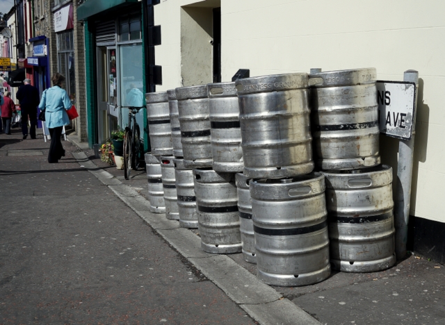 Beer kegs, Bangor