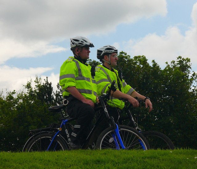 Police on Mountain Bikes