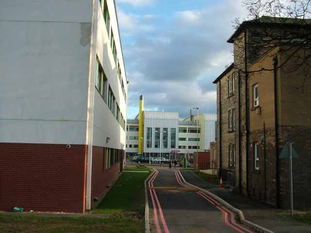 Old and new, Pinderfields Hospital