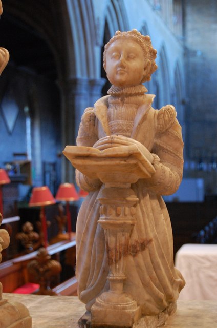 Elizabeth Manners on Tomb of 2nd Earl of Rutland, St Mary's Bottesford