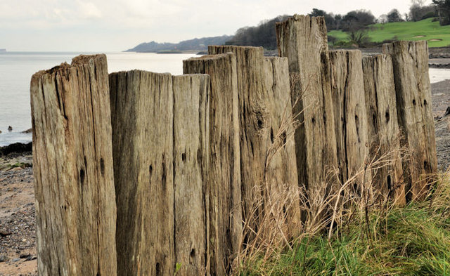 Old railway sleepers, Cultra/Craigavad