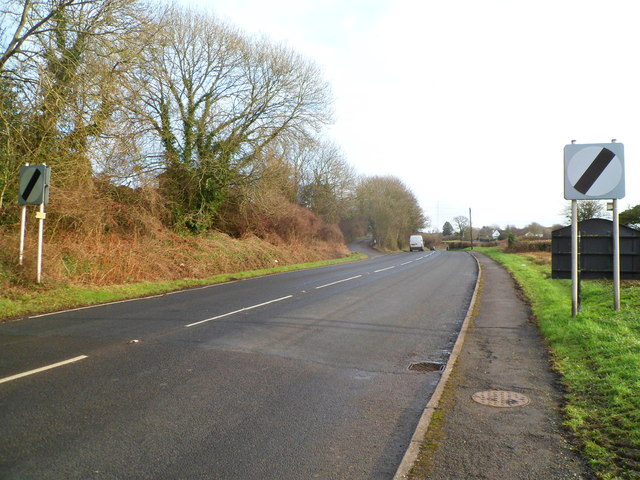 End of 30mph speed limit at the eastern edge of Cowbridge