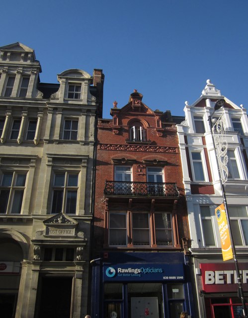 Facades on Croydon High Street