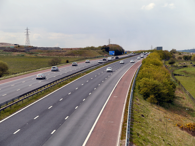 M65 Motorway Near Huncoat