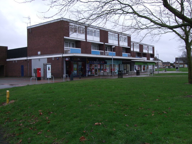 Row of shops, Covingham Square, Swindon