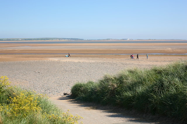 Beach access at Haverigg