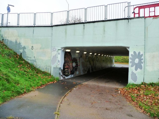 Subway under Black Fan Road, WGC