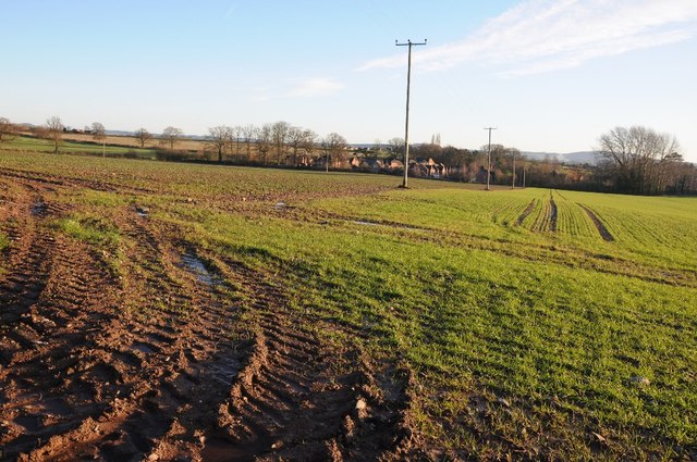 Arable land near Lower Burlton