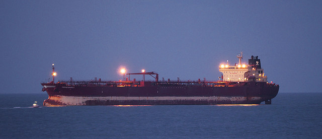 The 'Perseverance' at anchor off Bangor