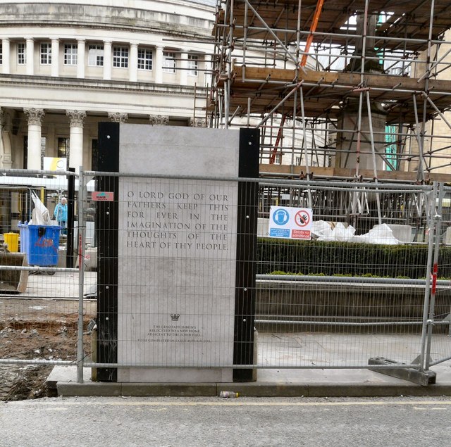 Redevelopment work at St Peter's Square