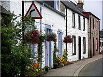 NX9666 : Cottages, New Abbey by Lynne Kirton